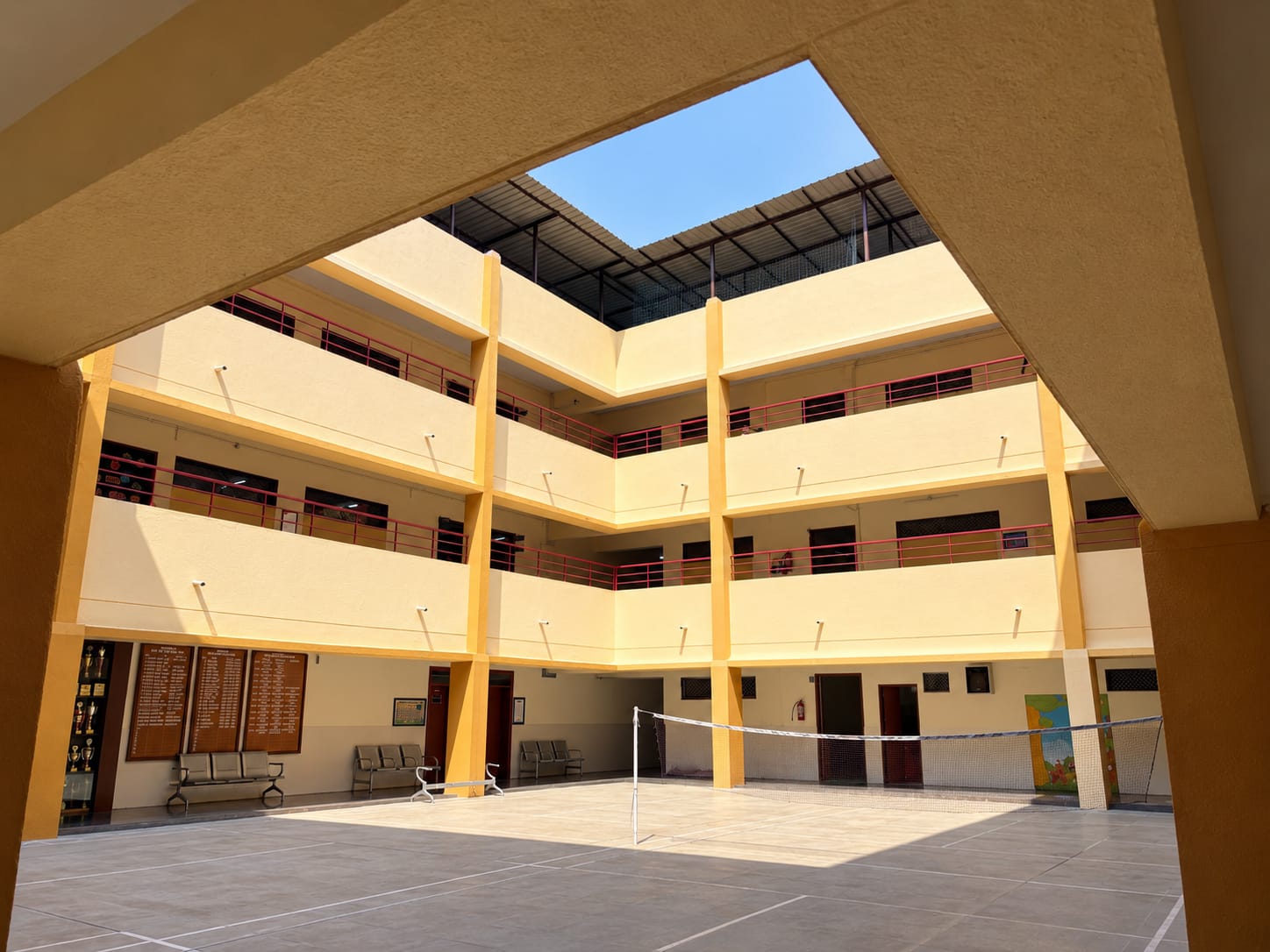 North Point School central courtyard and play area